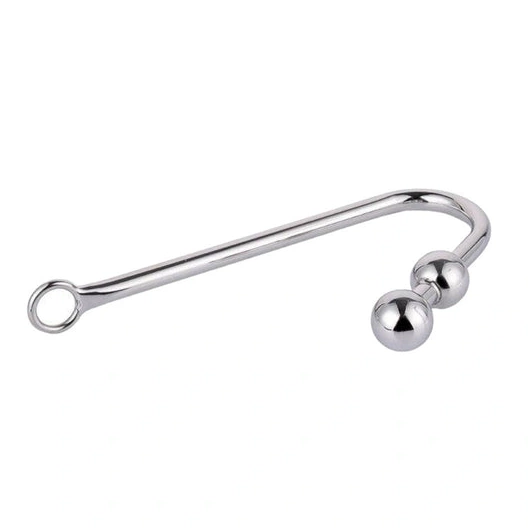 Anal Hooks Two Pleasurable 4417 Balls Stainless Steel Hook Anal 0723